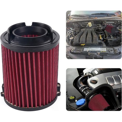 E-2014 high-flow air filter for car modification, suitable for Volkswagen Golf and Audi A3. (1/5)