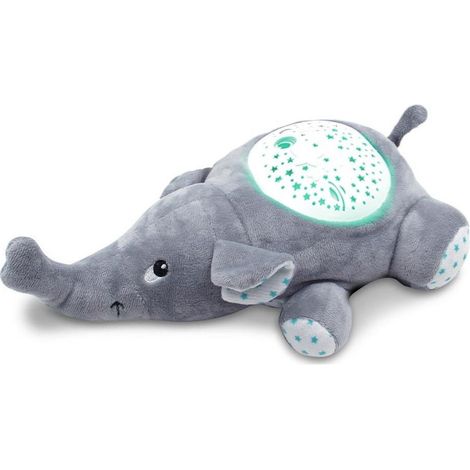 Veilleuse éléphant avec projection d'étoiles (1/3)