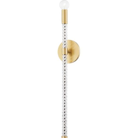 Pippin Applique murale à 1 lumière en laiton, 2700K
