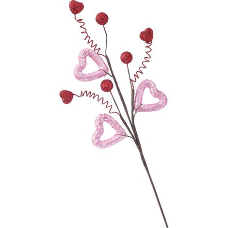 Elegante design a forma di cuore con fiori di seta e bacche - UNO