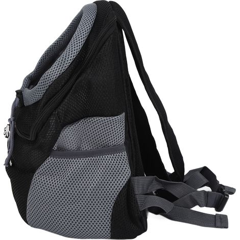 Hunderucksack mit Belüftung, Komfort, viel Platz, Umweltschutz und ansprechendem Design, Schwarz (1/5)