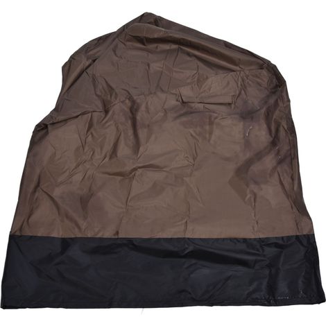 Housse de canapé imperméable et élastique, protection pour meubles de maison (chaise, table, jardin, etc.), couleur café noir. (1/5)