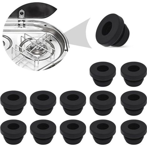 12 embouts en caoutchouc antirouille pour réchauds de camping Dometic, 5 mm (1/4)