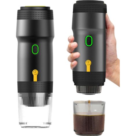 Machine à Expresso électrique 3 en 1 Portable – Extraction de café Moulu en Capsules de 20 Machine à café électrique à Chauffage Rapide avec USB et Chargeur (1/5)