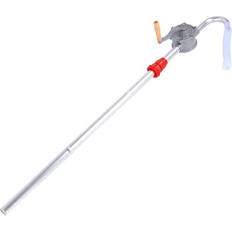 Pompe à tambour, pompe à main à carburant à rotative en aluminium portative, kit de pompe à tambour à baril de pétrole, 70rmp, pour huiles de pompage, essence, (1/5)