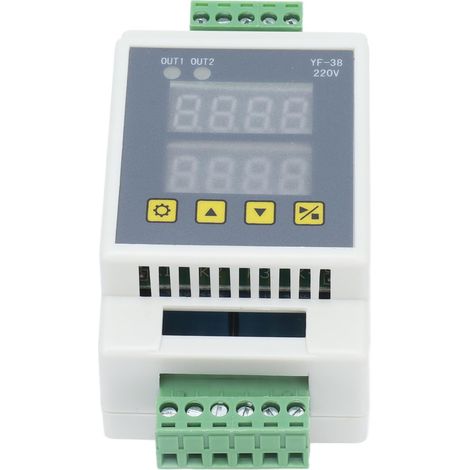 Verzögerungsrelais-Impulstrigger-Zeitschaltmodul 2-Wege-Multifunktionssteuerplatine YF-38AC220V (1/5)