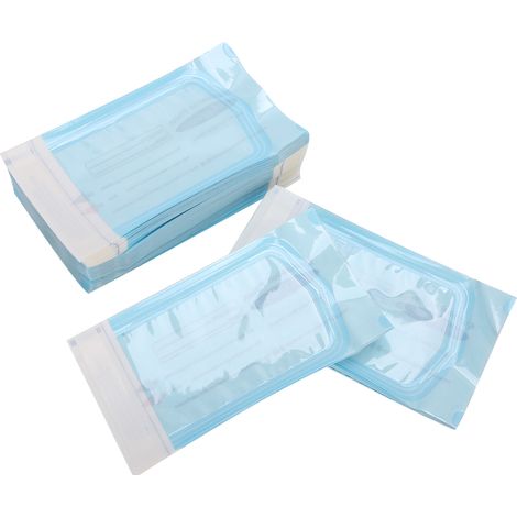 Sachets de rangement autoscellants 200 pièces pour outils dentaires, 83 x 160 mm, pochettes de protection pour matériel de soin, étuis de stockage hermétiques. (1/5)