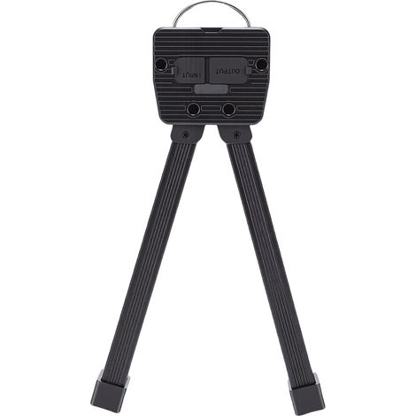 Magnetische Fitnesslampe für Posen, tragbare LED-Taschenlampe mit Aufhängehaken, 7 Dimmstufen, 180° drehbar, faltbar, USB-aufladbar, Powerbank, schwarz (1/5)