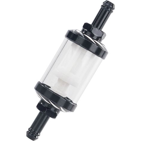 Filtro de combustible universal para motocicleta, filtro de gasolina, 5/16 pulgadas, filtro de aceite de 8 mm, ATV, utilizado para motores de motocicleta (1/5)