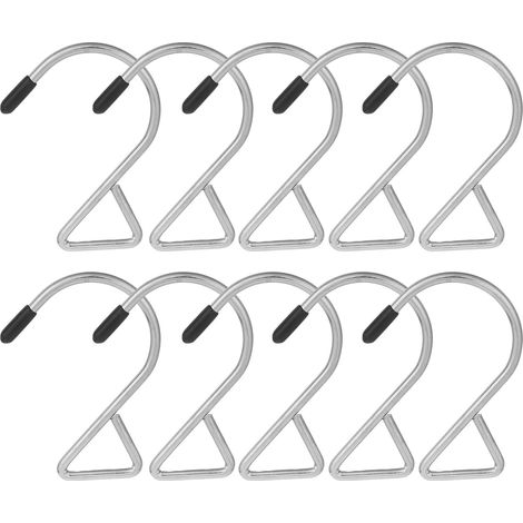 Pieces S Shaped Triangular Metal Hooks for Hanging Bags and