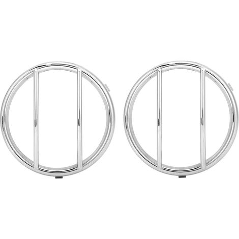 2 pièces Protection pour clignotants de véhicule Compatible Jeep Wrangler 2007-2017 Argent (1/5)