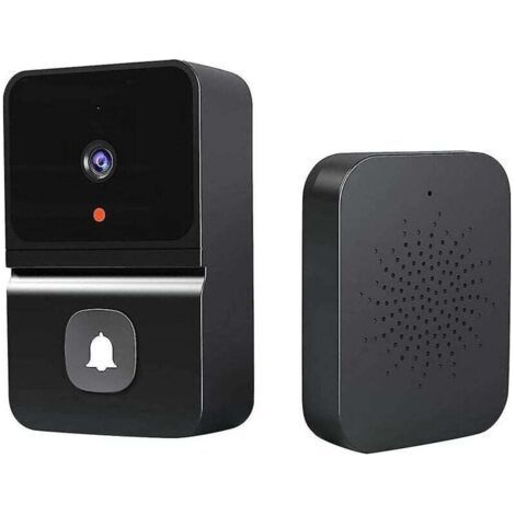 Electronic Smart Security Video Intercom Wifi Doorbell Home Security Camera-Black (1/3)