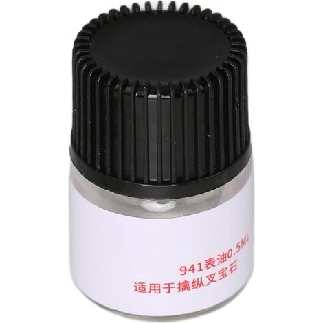 Huile synthétique pour montres 0,5 ml - Prévention de la résinisation - Huile spéciale classique pour la réparation de montres (1/5)
