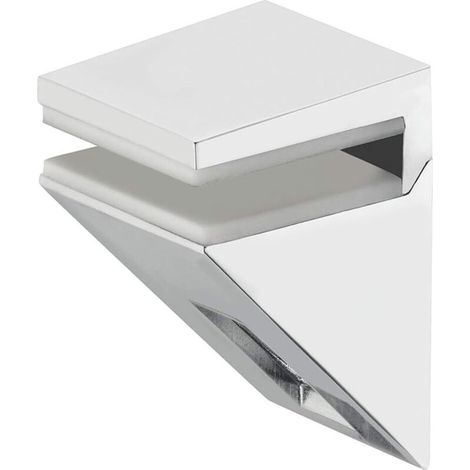 Support mural design en acier inoxydable pour étagère en verre – Solaire Support pour tablette d'épaisseur 5–10 mm Support mural avec capacité de charge 20 kg (1/3)