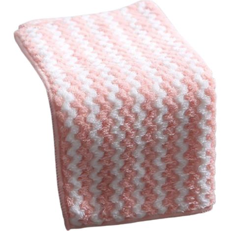 Set mit 5 super saugfähigen Mikrofasertüchern aus Korallenvlies, 5 Stück, rosa