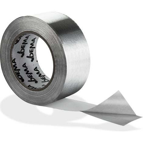 Aluminium Rolle Alu Klebeband Aluband 50 mm x 50 m Band Isolierung Dampfsperre (1/2)