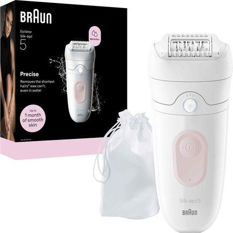 BRAUN Epilatore Silk·épil 5 Wet&Dry Rosa Flamingo (1/5)