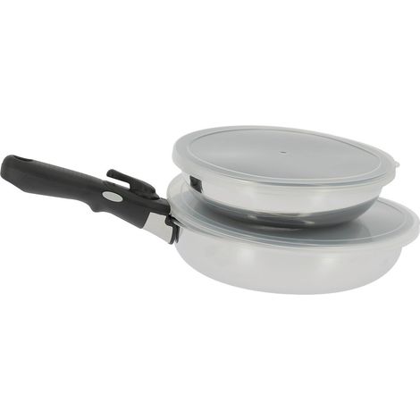 Pôeles Et Casseroles Lot De 2 Poêles - Incasa (1/5)