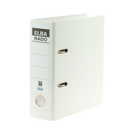 ELBA Ordner 100022642 rado plast A5 hoch 7,5cm PVC weiß (1/2)