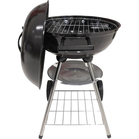 BBQ Barbecue Tondo Globe Armation System auf Deckel 2 -Radmetallstruktur (1/5)