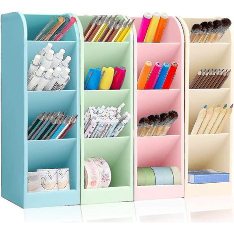 4er-Set Stifthalter, Organizer, multifunktionaler Stifthalter, Stifteaufbewahrungsbox, Schreibtisch-Stifthalter, Schreibwaren-Stiftbox (1/5)