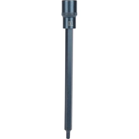 Embout de tournevis Torx, douille carrée 1/2 pouce, acier inoxydable S2, outil à main pour clé à cliquet T30 (1/5)