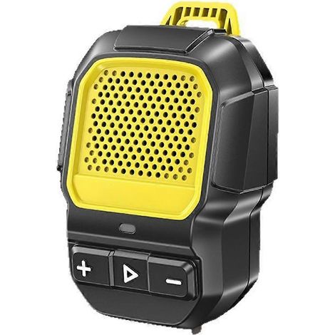 Outdoor Sports sans Fil Bluetooth Petit Enceinte Back Pince Portable Wear Petit Enceinte Étanche Mini Enceinte Noir (1/5)