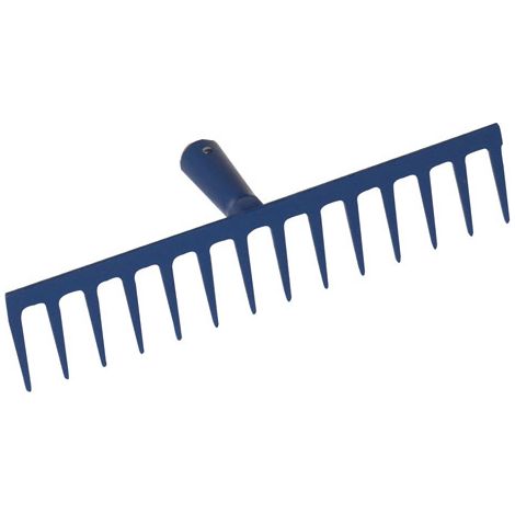 OUTILS PERRIN Râteau trempé 16 dents douille decalée soudé sans manche