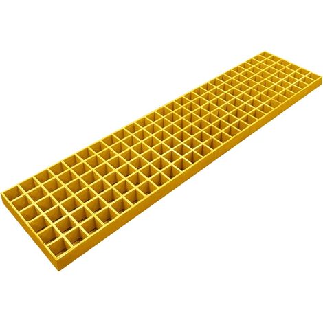 Industrietreppenstufen aus GFK-Gitterrost 240×1000×38 mm, korrosionsbeständig (1/5)