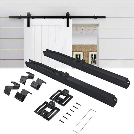 Mécanisme de Fermeture en Douceur for Amortisseur, kit de Rails for Porte de Grange coulissante, Amortisseur Tampon sans perçage, butée for Porte de Grange (1/5)