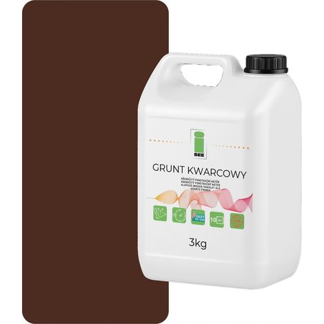 Imprimación de cuarzo para yeso de silicona 3 kg, caoba F8016 (1/5)