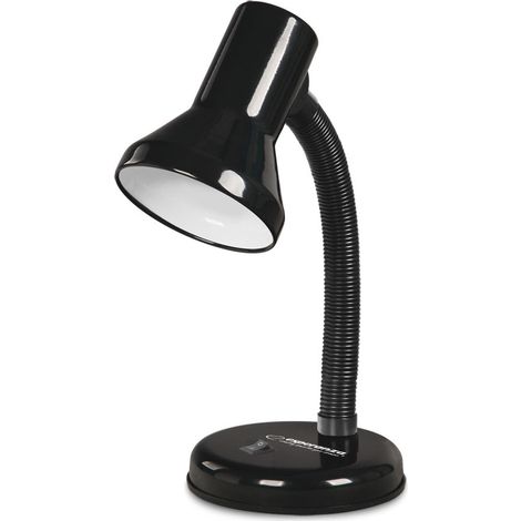 Lampada da scrivania esperanza e27 alatair nera