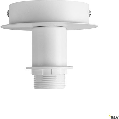 Patère FENDA intérieur blanc E27 60W sans abat-jour - SLV - 155551 (1/5)