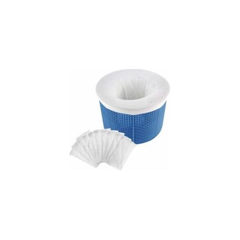 10 unidades de calcetines para skimmer de piscina, filtro de piscina, bolsa de basura - Crezuo (1/4)