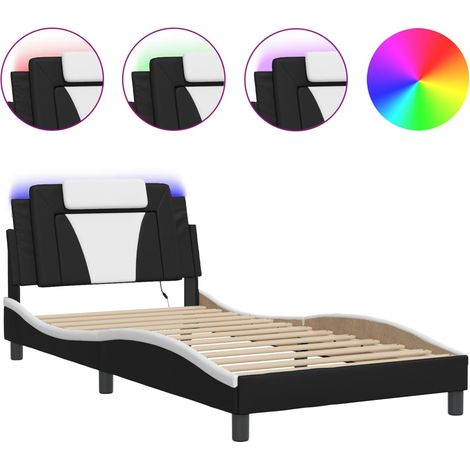 Maison Exclusive - Estructura de cama Viana con LED sin colchón n (1/5)
