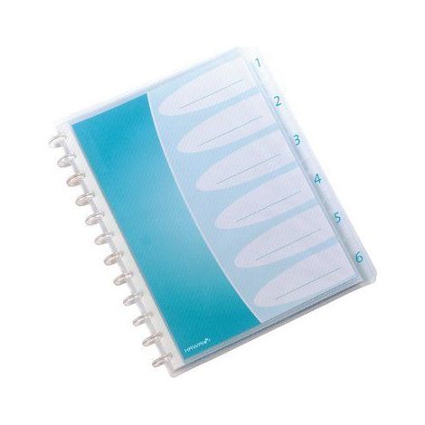 100205613 carpeta Polipropileno (PP) Azul, Transparente A4 (1/2)
