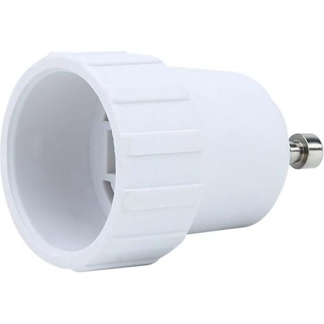 GU10 auf E14 Lampensockeladapter in Weiß - 4x Lampenadapter zur Umwandlung einer E14-Lampe in einen GU10-Sockel - Set mit 4 Konvertern für LED- und Glühlampensockel (1/3)