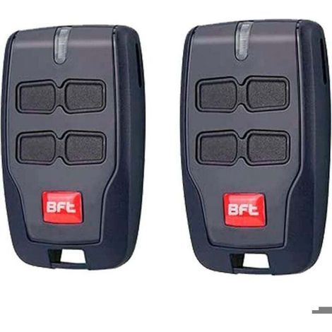2 pezzi per telecomando per porta da garage BFT a 4 canali per telecomando per cancello elettrico 12 V 433 MHz (1/2)