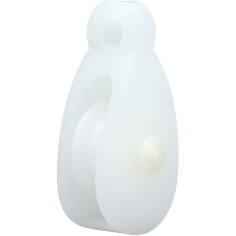 Lot de 100 poulies simples, galets de levage, câbles de remorquage et fils métalliques en plastique pour granges, fermes et serres. (1/5)