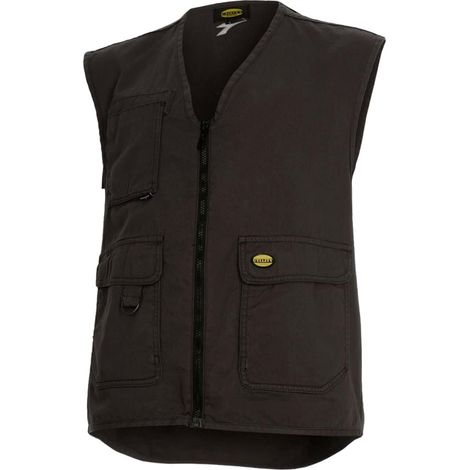 Gilet da lavoro smanicato Diadora TRUCK Grigio scuro XXXL