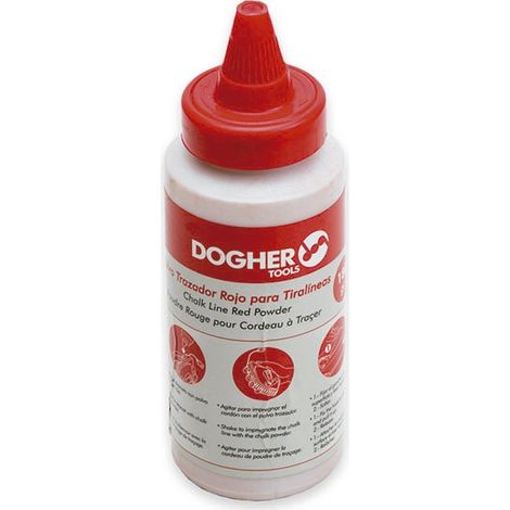 Rotes Tracerpulver zum Bleistiften Linie 180g  DOGHER 798-002