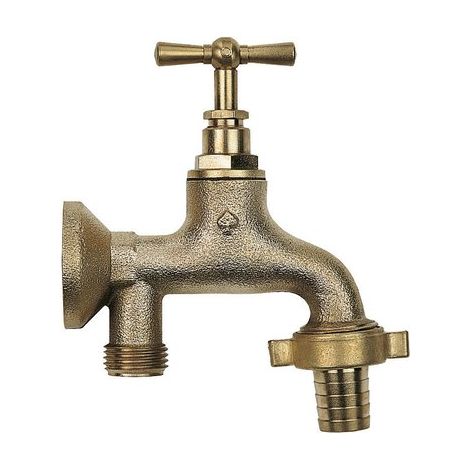 Ecolands – Robinet d'arrosage Robapli 20-15 – Raccord rapide 20mm – Pour espaces extérieurs – Résistant aux intempéries