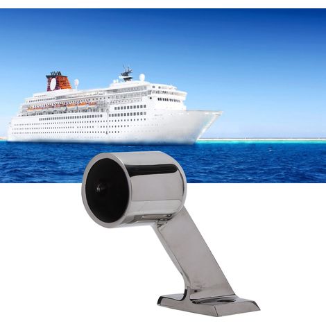 Support de main courante bateau 25mm, raccord de pilier d'extrémité à 60°, pièces de yacht en acier inoxydable