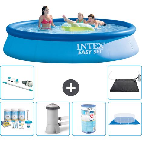 Intex Piscine Easy Set Ronde - 396x84 cm - 7-pièces S30710 (1/5)