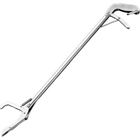 Pince à serpents et reptiles légère, outil d'alimentation pliable et antidérapant en acier inoxydable, outil de manipulation à mâchoires larges, Bec Coudé de 150 Cm (1/5)