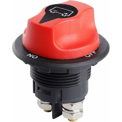 Interrupteur De Déconnexion De Batterie - 100 A 32 V DC - Pour Voiture Camion Moto Bateau - Montage Encastré 29 mm - 2P SPST Off-On (1/5)