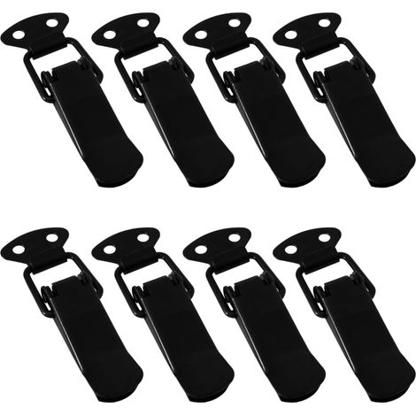 Spannverschluss LATCH Kniehebelspanner schwarz, 8 Stück