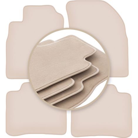 Tapis beiges PREMIUM pour : Hyundai Sonata III berline 1999-2005 (1/5)