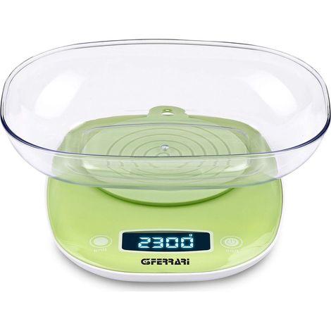 Báscula de cocina G3 Ferrari Wendy verde capacidad 5 kg precisión 1 g