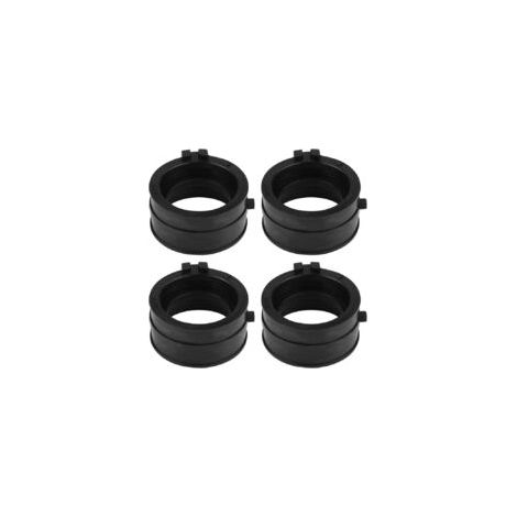 Set di 4 manicotti parapolvere per collettore di aspirazione del carburatore per CBR600F2, CBR600F3 e CBR600SJ, connettori per manicotti parapolvere per collettore di aspirazione del carburatore mo-Cr